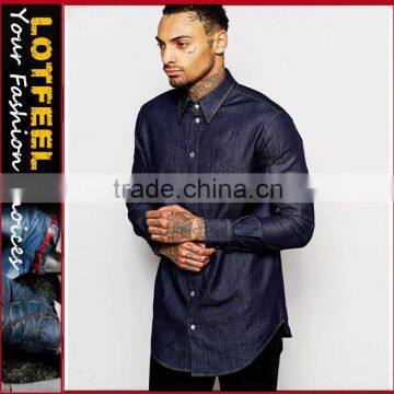 High quality wholesale denim man shirt for mans (LOTS098)