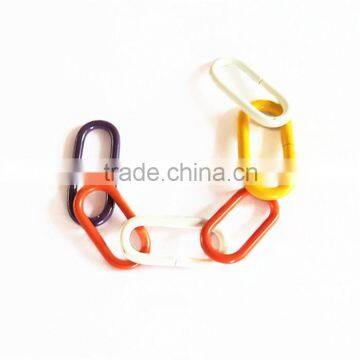 Custom Cheap Metal Oval Rings , Colorful Rings For Belt