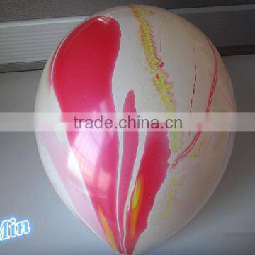 Tonghai 12 inch Colorful Rainbow Latex Balloon