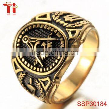 stainless steel championship ring enamel, solid championship ring