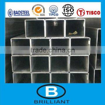 321 seamless stainless steel square pipe high quality