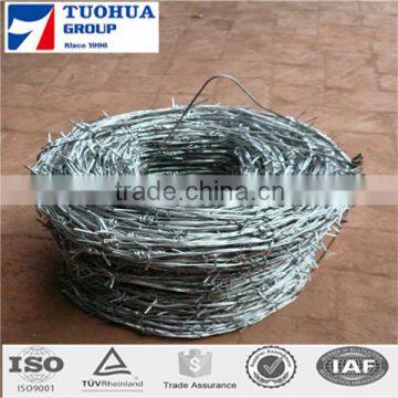 cheap hot dipped galvanized barbed wire length per roll