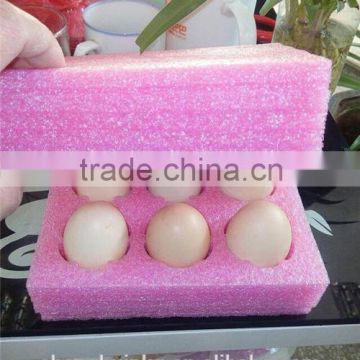 Die cut mould EPE cutting lining packaging /EPE foam inside for eggs packaging