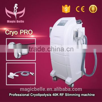 Professional Cryolipolysis 40K RF Fat Freezing Body Vertical Vaccum Slimming Machine For Salon Use Weight Loss