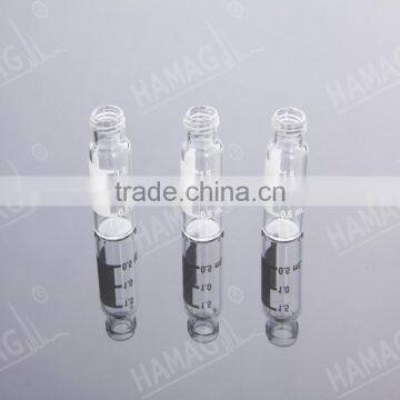1.5ml HPLC vials for auto sampler 8-425 Standard screw thread shimadzu hplc vials with patch