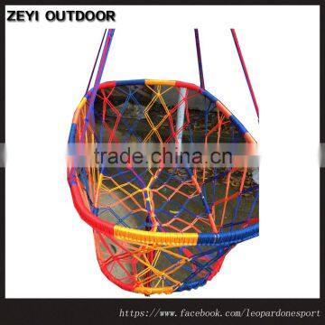 Hammock Chair 32" Spider Web Swing Light Brown Christmas Gift Porch Swing