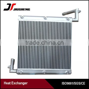 Brazed air cooled aluminum plate bar Hydraulic Oil Cooler for Excavator with CE ISO