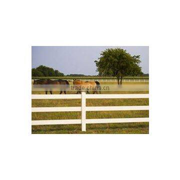 Strong UV Resistance PVC Flexible Horse Rail Fence