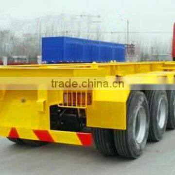 China Heavy Duty Truck Car Lowbed Semi Trailer With 3 Axle for Sale photo-2