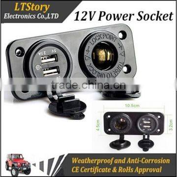 12V Car Power Socket 24V Power Outlet Power Receptacle