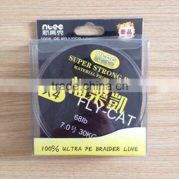 2016 Super strong braided fishing line Multifilament yarn