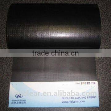 black color hot laminated vinyl coated polyester flexible air duct tarpaulins