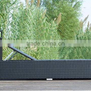 Outdoor Lounge Chaise, Rattan Beech Lounge Chaise photo-5