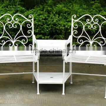 2 Seater Cast Iron Companion Garden Chair photo-2