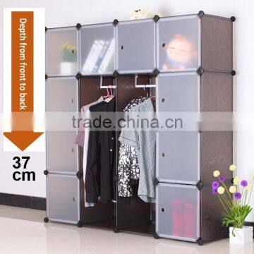 DIY Plastic Bookshelf Closet Wardrobe Cabinet Bathroom Shelf Shoe Rack photo-3