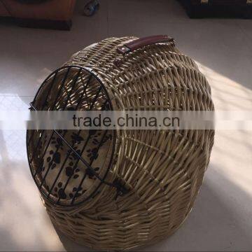 100% Handmade Wicker Cat Basket Cat Carry Basket Wholesale