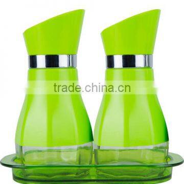 wisdom glass oil can 2pcs set