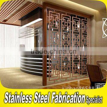 Stainless Steel Decorative Wedding Screen Room Divider For Interior Decoration