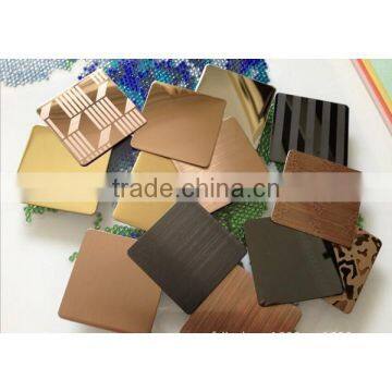 4x8 Color Coated Hairline Stainless Steel 2MM Copper Clad Laminated Sheet