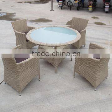 Hotel Project Rattan Chair and Table