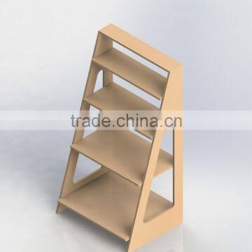 SDI20150506 6 shelf wood display rack