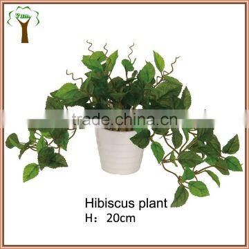 artificial mini hibiscus plant bonsai