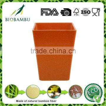 High Standard Traditional Popular Bamboo Fiber Flowerpot photo-2
