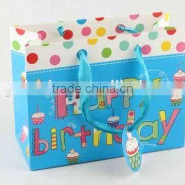 Foldable Gift Bag With Card / Shopping Paper Bag photo-4