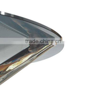 KD Package Stainless Steel Metal Base Glass Top Coffee Table photo-6