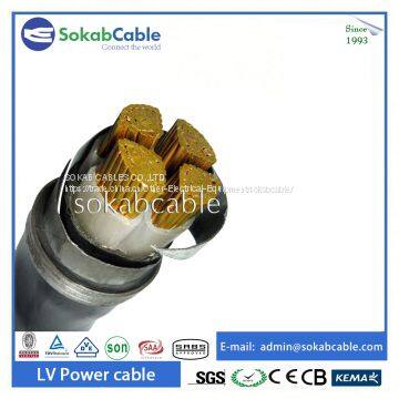 low voltage steel tape armored power cable