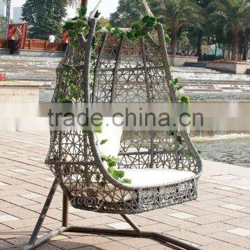 hotsale modern design outdoor swing / rattan hanging chair / patio swing