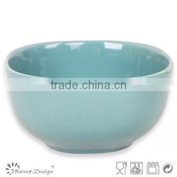 20pcs Newest High Quality Light Blue Ceramic Stoneware Square Dinnerware Set photo-3