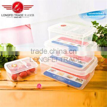 High Quality Food Grade Clamshell Plastic Storage Box Preservation Box