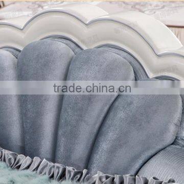 M511-1 French New Arrival Latest Design Luxurious Silk Fabric Sofa Set photo-4