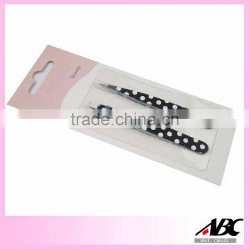 Flower Pattern Slanted Eyebrow Tweezer photo-5