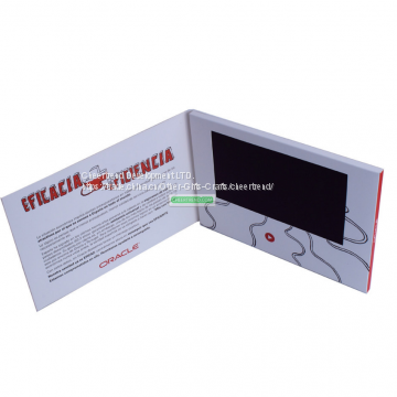 8O 2W Full Color LCD Video Greeting Card Supported Multi - Language photo-5