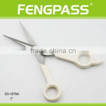 S3-1079A 7" Inch 2CR13 Stainless Steel With PP Handle Professional Hair Salon Scissors For Hair Cut Design photo-2