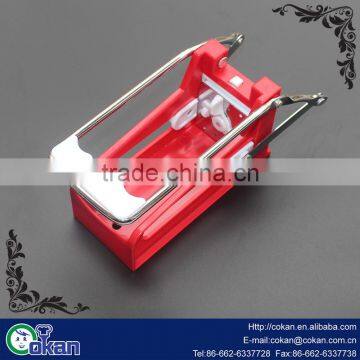 Kitchen Tool French Fry Potato Cutter With Round Bottom for Easy Slicing, 2 Blades photo-3