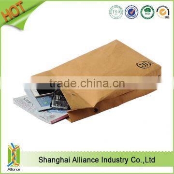 Portable Folding Washable Brown Tyvek Paper Insulated Lunch Cooler Bag for office
