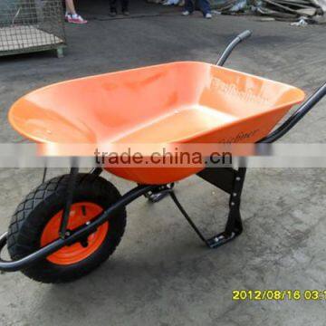 Pneumatic Wheel Wheel Type and Metal Tray Material Heavy Duty Construction Garbage Wheelbarrow