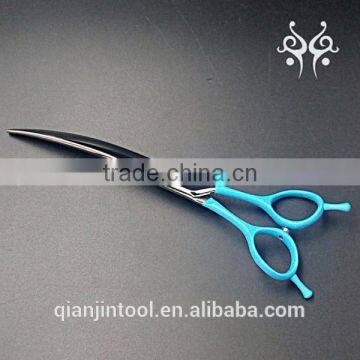 2017 New Arrival 440C Curved Scissors Dog Grooming Scissors Rubber Handle Pet Scissors photo-3