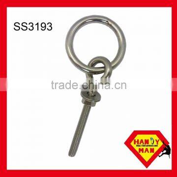 Marine Deck Hardware Stainless Steel Ring Bolt With Lag Screw photo-2