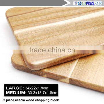 2017 The New 2 Piece Acacia Wood Chopping Board photo-4