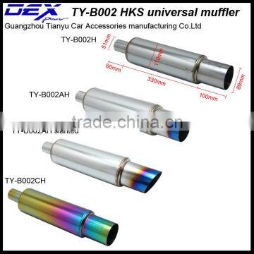 stainless steel exhaust hks muffler