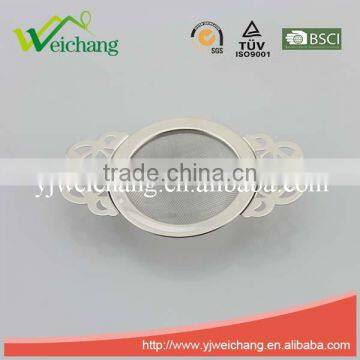 WCA292 Tea Strainer Steeper Infuser Extra-fine Mesh With Tray Flower Shape Best for Infusing photo-2