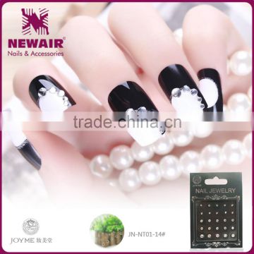 2017 latest design 3d nail decoration items