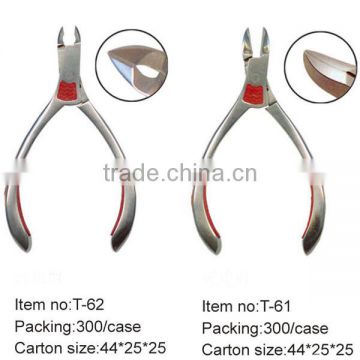 Professional stainless steel nail nippers for push remover