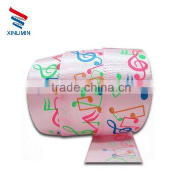Low Price Wholesale Custom Printed Pink Color Satin Ribbon photo-3