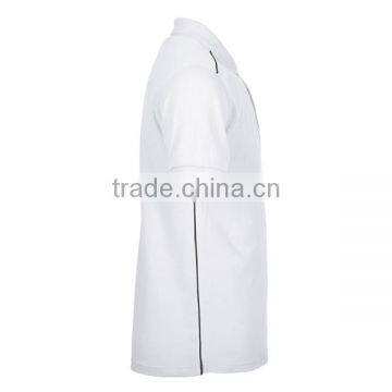 classic side image jacquard weave men polo shirt