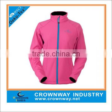 Ultra light waterproof jacket custom made, Women cheap softshell jacket